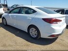 2019 Hyundai Elantra Se White vin: 5NPD74LF8KH425945
