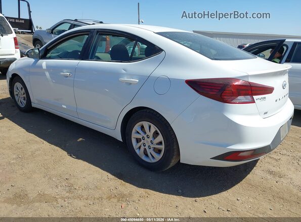 5NPD74LF8KH425945 2019 HYUNDAI ELANTRA White უკანა მარცხენა