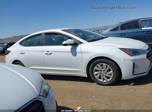 5NPD74LF8KH425945 2019 HYUNDAI ELANTRA White უკანა სალონის ხედი