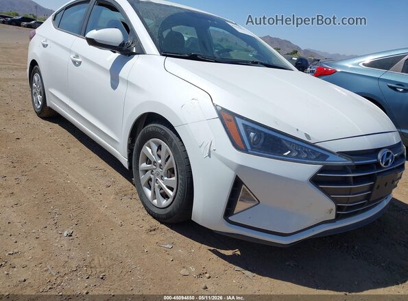 5NPD74LF8KH425945 2019 HYUNDAI ELANTRA White წინა მარჯვენა