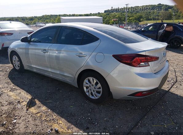 5NPD74LF8KH445404 2019 HYUNDAI ELANTRA Серебряный Задняя левая четверть