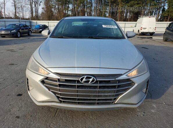 5NPD74LF8KH456614 2019 HYUNDAI ELANTRA Серебряный Вид спереди