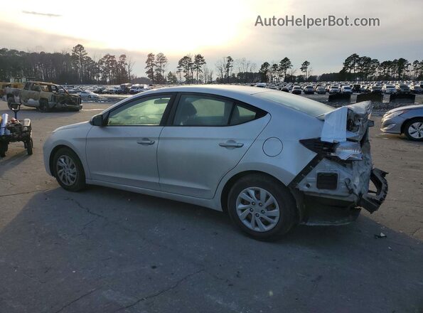 5NPD74LF8KH456614 2019 HYUNDAI ELANTRA Серебряный Задняя левая четверть
