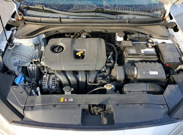 5NPD74LF8KH456614 2019 HYUNDAI ELANTRA Серебряный Вид задней части салона