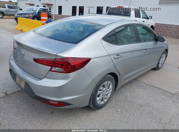 5NPD74LF8LH614029 2020 HYUNDAI ELANTRA Серебряный Задняя правая четверть