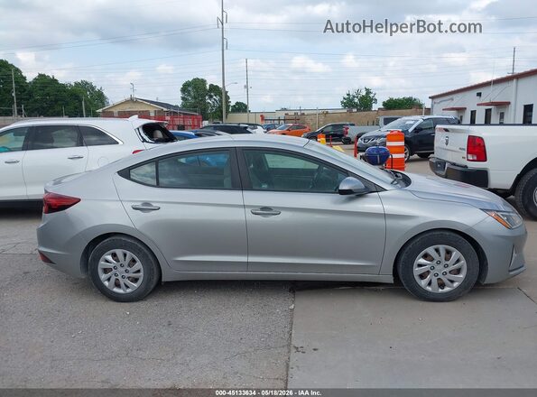 5NPD74LF8LH614029 2020 HYUNDAI ELANTRA Серебряный Вид задней части салона