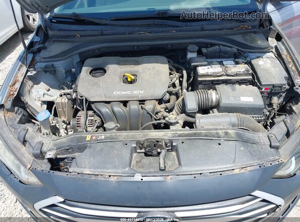 5NPD74LF9HH141636 2017 HYUNDAI ELANTRA Серебряный Вид сзади