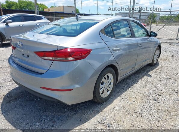 5NPD74LF9HH141636 2017 HYUNDAI ELANTRA Серебряный Задняя правая четверть