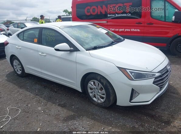 5NPD74LF9KH437957 2019 HYUNDAI ELANTRA Белый Передняя правая четверть