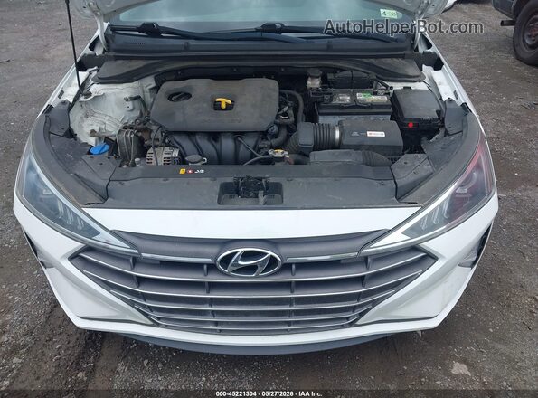 5NPD74LF9KH437957 2019 HYUNDAI ELANTRA Белый Вид спереди