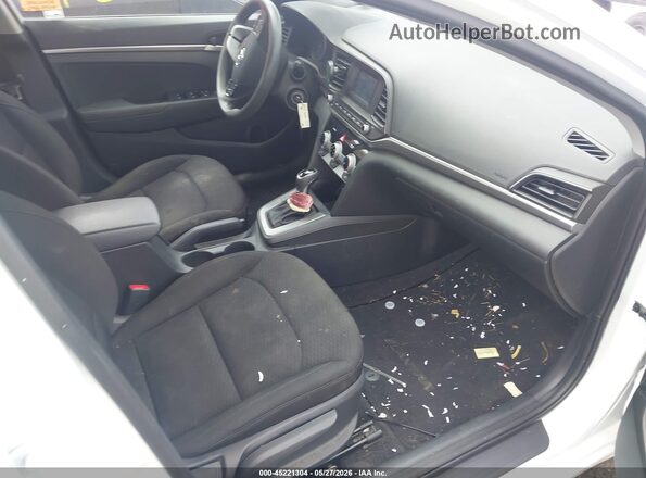 5NPD74LF9KH437957 2019 HYUNDAI ELANTRA Белый Вид салона спереди