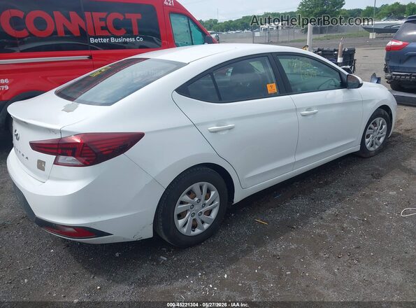 5NPD74LF9KH437957 2019 HYUNDAI ELANTRA Белый Задняя правая четверть