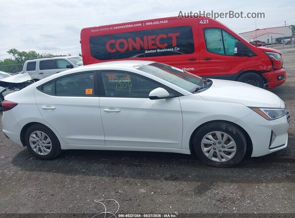 5NPD74LF9KH437957 2019 HYUNDAI ELANTRA Белый Вид задней части салона