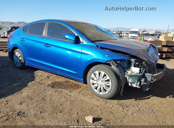 5NPD74LFXHH149731 2017 HYUNDAI ELANTRA Синий Передняя правая четверть