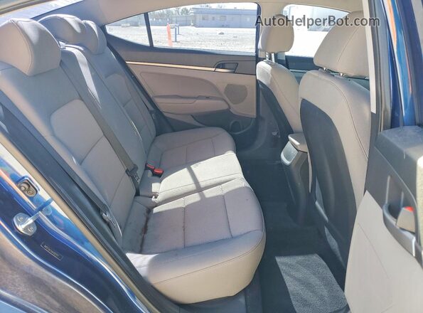 5NPD74LFXJH325117 2018 HYUNDAI ELANTRA Синий Вид задних сидений