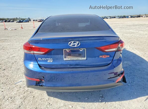 5NPD74LFXJH325117 2018 HYUNDAI ELANTRA Синий Вид сзади