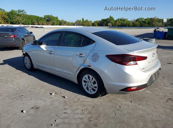 5NPD74LFXKH495768 2019 HYUNDAI ELANTRA Silver Tył lewy