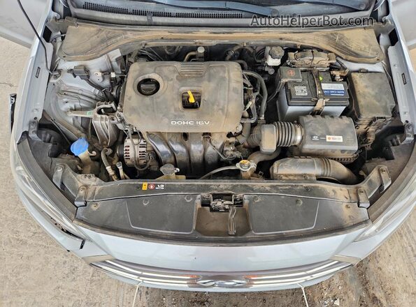 5NPD84LF0HH005439 2017 HYUNDAI ELANTRA Серый Вид задней части салона