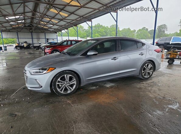 5NPD84LF0HH005439 2017 HYUNDAI ELANTRA Серый Передняя левая четверть