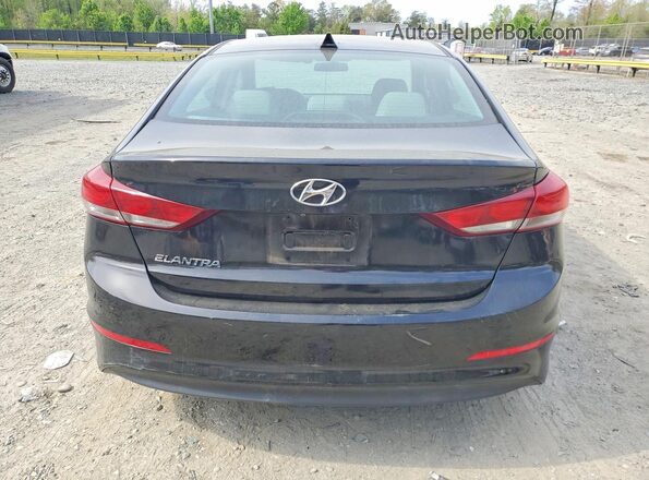 5NPD84LF0HH008261 2017 HYUNDAI ELANTRA Black უკანა ხედი