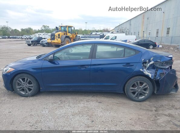 5NPD84LF0HH036481 2017 HYUNDAI ELANTRA Синий Панорамный вид салона 360°