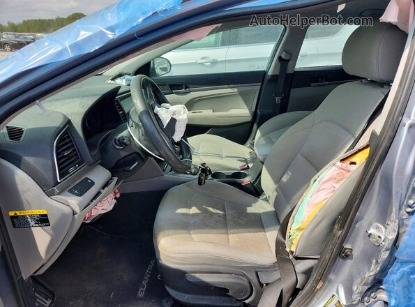 5NPD84LF0HH041700 2017 HYUNDAI ELANTRA Silver Widok wnętrza z przodu