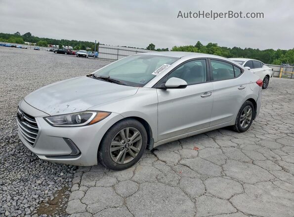 5NPD84LF0HH045262 2017 HYUNDAI ELANTRA Silver Առջևի ձախ երեք քառորդ տեսարան