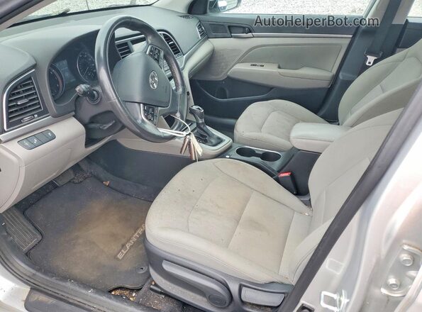 5NPD84LF0HH045262 2017 HYUNDAI ELANTRA Silver Սալոնի դիմացի տեսք