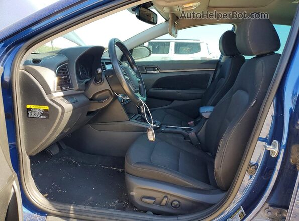 5NPD84LF0HH135656 2017 HYUNDAI ELANTRA Blue Սալոնի դիմացի տեսք