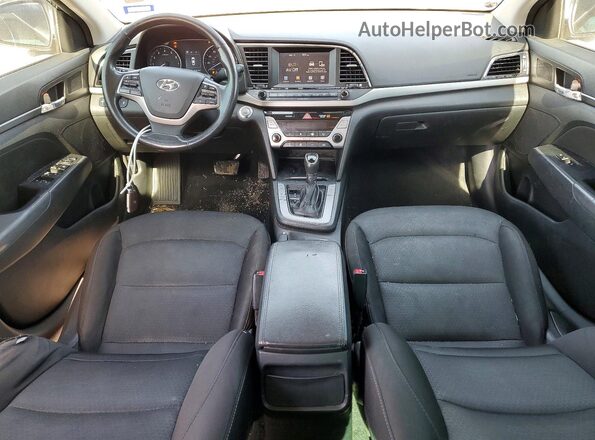 5NPD84LF0HH135656 2017 HYUNDAI ELANTRA Blue Առջևի վահանակի տեսք
