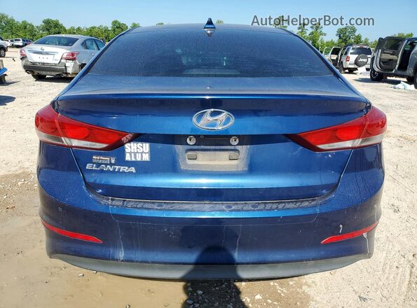 5NPD84LF0HH135656 2017 HYUNDAI ELANTRA Blue Հետևի տեսք
