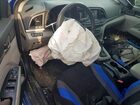 2018 Hyundai Elantra Sel Синий vin: 5NPD84LF0JH256581
