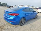 2018 Hyundai Elantra Sel Синий vin: 5NPD84LF0JH256581