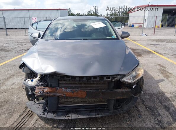 5NPD84LF0JH387588 2018 HYUNDAI ELANTRA Серый Вид задней части салона