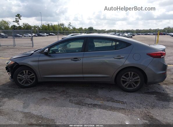 5NPD84LF0JH387588 2018 HYUNDAI ELANTRA Серый 