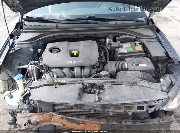5NPD84LF0JH387588 2018 HYUNDAI ELANTRA Серый Вид сзади