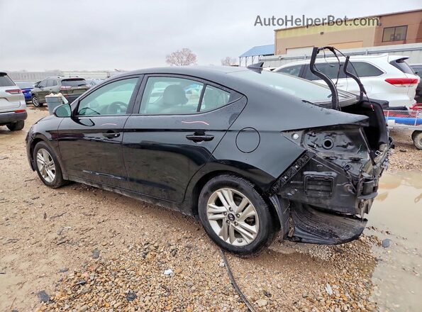 5NPD84LF0KH448455 2019 HYUNDAI ELANTRA Black Tył lewy