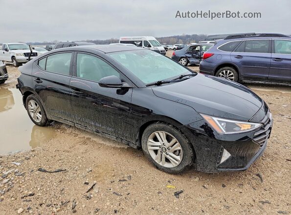 5NPD84LF0KH448455 2019 HYUNDAI ELANTRA Black Przód prawy