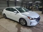 2019 Hyundai Elantra Sel Белый vin: 5NPD84LF0KH480368