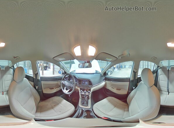5NPD84LF0KH480368 2019 HYUNDAI ELANTRA Белый Вид наклейки с VIN-кодом