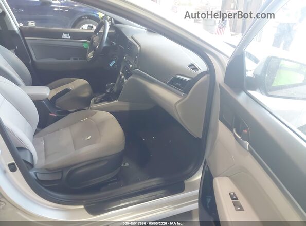 5NPD84LF0LH513399 2020 HYUNDAI ELANTRA Silver Widok wnętrza z przodu