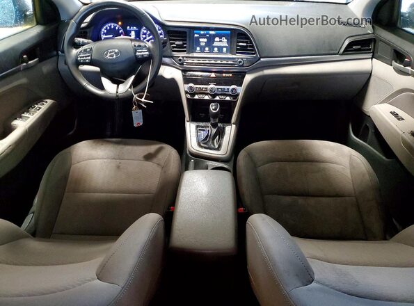5NPD84LF0LH518702 2020 HYUNDAI ELANTRA Серый Вид панели приборов