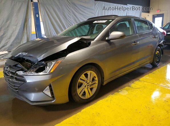 5NPD84LF0LH518702 2020 HYUNDAI ELANTRA Серый Передняя левая четверть