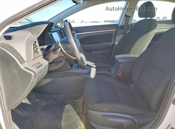 5NPD84LF0LH543129 2020 HYUNDAI ELANTRA White წინა სალონის ხედი