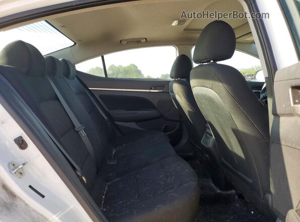 5NPD84LF0LH543129 2020 HYUNDAI ELANTRA White უკანა სავარძლების ხედი