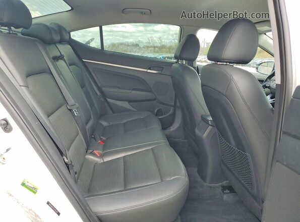 5NPD84LF0LH554101 2020 HYUNDAI ELANTRA Белый Вид задних сидений
