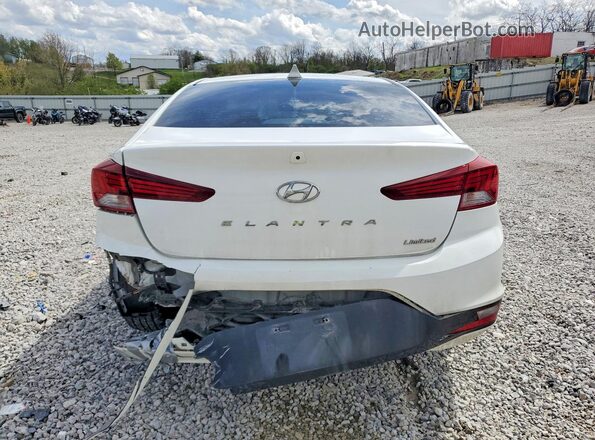 5NPD84LF0LH554101 2020 HYUNDAI ELANTRA Белый Вид сзади