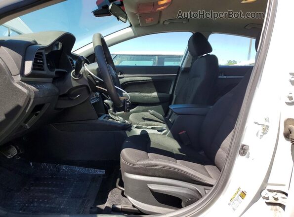5NPD84LF0LH575482 2020 HYUNDAI ELANTRA White Вид салону спереду