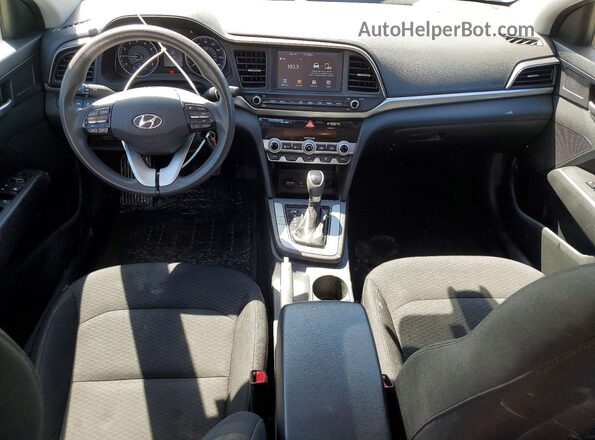 5NPD84LF0LH575482 2020 HYUNDAI ELANTRA White Вид панелі приладів