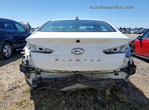 5NPD84LF0LH575482 2020 HYUNDAI ELANTRA White Вид ззаду